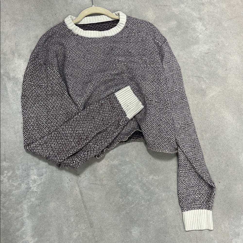 VTG reworked & cropped women's sweater